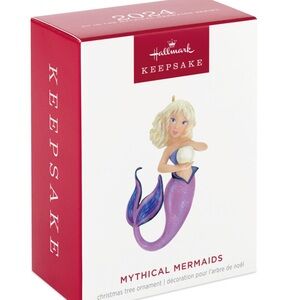 Hallmark 2024 Mythical Mermaids Series Ornament Christmas Holiday Collectible